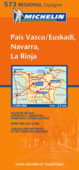 Landkaart wegenkaart Michelin 573 Pais Vasco Euskadi Navarra La Rioja Pamplona Baskenland | Michelin |