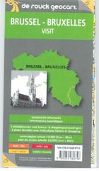 Plattegrond Stadsplattegrond Brussel Bruxelles | De Rouck Geocart |