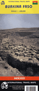 Wegenkaart Landkaart Burkina Faso | Itmb |