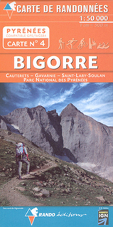 Wandelkaart 04 Bigorre PN des Pyrénées Luz Ardiden Col du Tourmalet ( Pyreneeën ) | Rando Editions |
