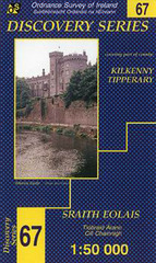 Wandelkaart Ierland 67 Kilkenny, Tipperary Discovery | Ordnance Survey |