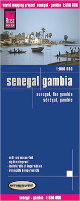 Landkaart Wegenkaart Senegal Gambia | Reise Know How |