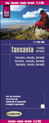 Landkaart Wegenkaart Tanzania, Rwanda Burundi | Reise Know How |