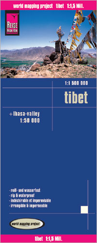 Landkaart wegenkaart Tibet | Reise Know How |