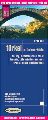 Landkaart wegenkaart Turkije Middellandse Zeekust Cyprus | Reise Know How |