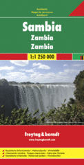 Wegenkaart Autokaart Landkaart Zambia | Freytag Berndt |