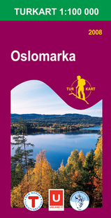 Wandelkaart 2718 Oslomarka topografische kaart turkart Noorwegen| Statens Ugland IT |