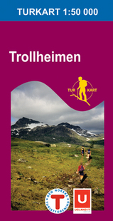 Wandelkaart 2611 Trollheimen , Topografische Kaart Turkart Noorwegen | Statens Ugland It |