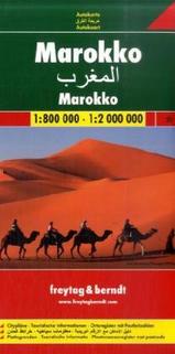 Wegenkaart Landkaart Marokko | Freytag Berndt |