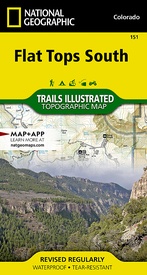 Wandelkaart 151 Flat Tops South | National Geographic