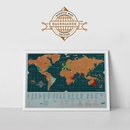 Scratch Map Travel – Backpacker Edition | Luckies