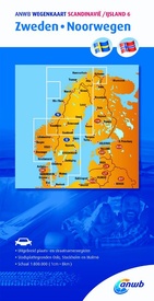 Wegenkaart - landkaart Scandinavië/IJsland 6 Zweden/Noorwegen | ANWB Media