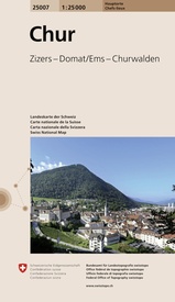 Wandelkaart 25007 Chur | Swisstopo