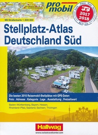 Opruiming - Campergids Deutschland Süd Stellplatz-Atlas 2017-2018 | Promobil