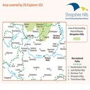 Wandelkaart - Topografische kaart 203 OS Explorer Map Ludlow | Ordnance Survey