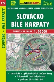 Wandelkaart 472 Slovácko, Bílé Karpaty | Shocart