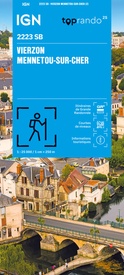 Wegenkaart - landkaart 2223 SB - Serie Bleue Vierzon - Mennetou-sur-Cher | IGN - Institut Géographique National