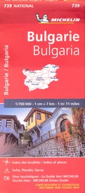 Wegenkaart - landkaart 739 Bulgarije | Michelin