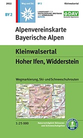 Wandelkaart BY02 Alpenvereinskarte Bayerische Alpen - Kleinwalsertal | Alpenverein