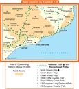 Wandelkaart - Topografische kaart 138 Explorer Dover, Folkstone, Hythe | Ordnance Survey
