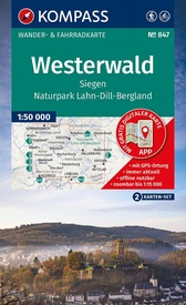 Wandelkaart 847 Westerwald | Kompass