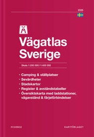 Wegenatlas Zweden 2026 | Sverige Vägatlas | Norstedts