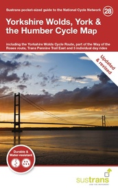 Fietskaart 28 Cycle Map Yorkshire Wolds, York & The Humber | Sustrans