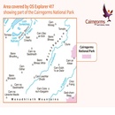 Wandelkaart - Topografische kaart 417 OS Explorer Map Monadhliath Mountains North, Strathdearn | Ordnance Survey