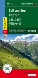 Fietskaart - Wandelkaart 382 Zell am See -  Kaprun - Saalbach | Freytag & Berndt