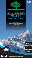 Valle Po Val Varaita Ski touring map