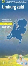 Fietskaart - Wandelkaart 25 Zuid Limburg (Topografisch)  | ANWB