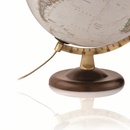 Klassieke wereldbol 14 Gold Antiek ø 30 cm | Nederlandstalig  | Met verlichting | National Geographic