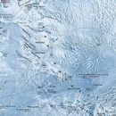 Wandkaart Antarctica Satellite Map, 78 x 50 cm | National Geographic