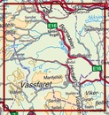 Wandelkaart 2555 Turkart Sør-Valdres | Nordeca