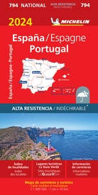 Wegenkaart - landkaart 794 Spanje Portugal 2024 | Michelin