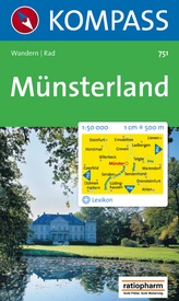 Wandelkaart 751 Münsterland | Kompass