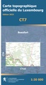 Topografische kaart - Wandelkaart 7 CT LUX Beaufort | Topografische dienst Luxemburg