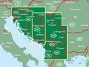 Wegenkaart - landkaart Slovenië - Kroatië - Servië - Bosnië-Hercegovina - Montenegro - Kosovo - Macedonië | Freytag & Berndt