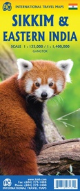 Wegenkaart - landkaart Sikkim & India Oost India | ITMB