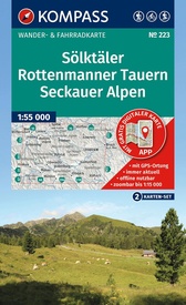 Wandelkaart 223 Sölktäler - Rottenmanner Tauern - Seckauer Alpen | Kompass