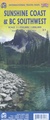 Wegenkaart - landkaart Sunshine Coast - British Columbia | ITMB