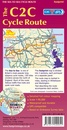 Fietskaart The C2C Cycle Route - Coast to Coast | Footprint maps