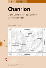 Wandelkaart - Topografische kaart 1346 Chanrion | Swisstopo