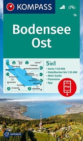 Wandelkaart 1B Bodensee-Ost | Kompass