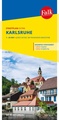 Stadsplattegrond Stadtplan Extra Karlsruhe | Falk Ostfildern