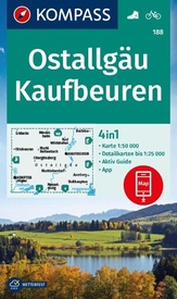 Wandelkaart 188 Ostallgäu - Kaufbeuren | Kompass