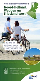Fietskaart 5 Knooppuntenkaart Noord-Holland, Wadden en Friesland west | ANWB Media