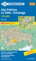 Wandelkaart 023 Alpi Feltrine - Le Vètte - Cimònega  | Tabacco Editrice