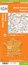 Wegenkaart - landkaart 721349 Deux-Sèvres - Vienne | IGN - Institut Géographique National