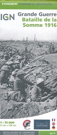 Historische Kaart Battle of the Somme 1916  | IGN - Institut Géographique National